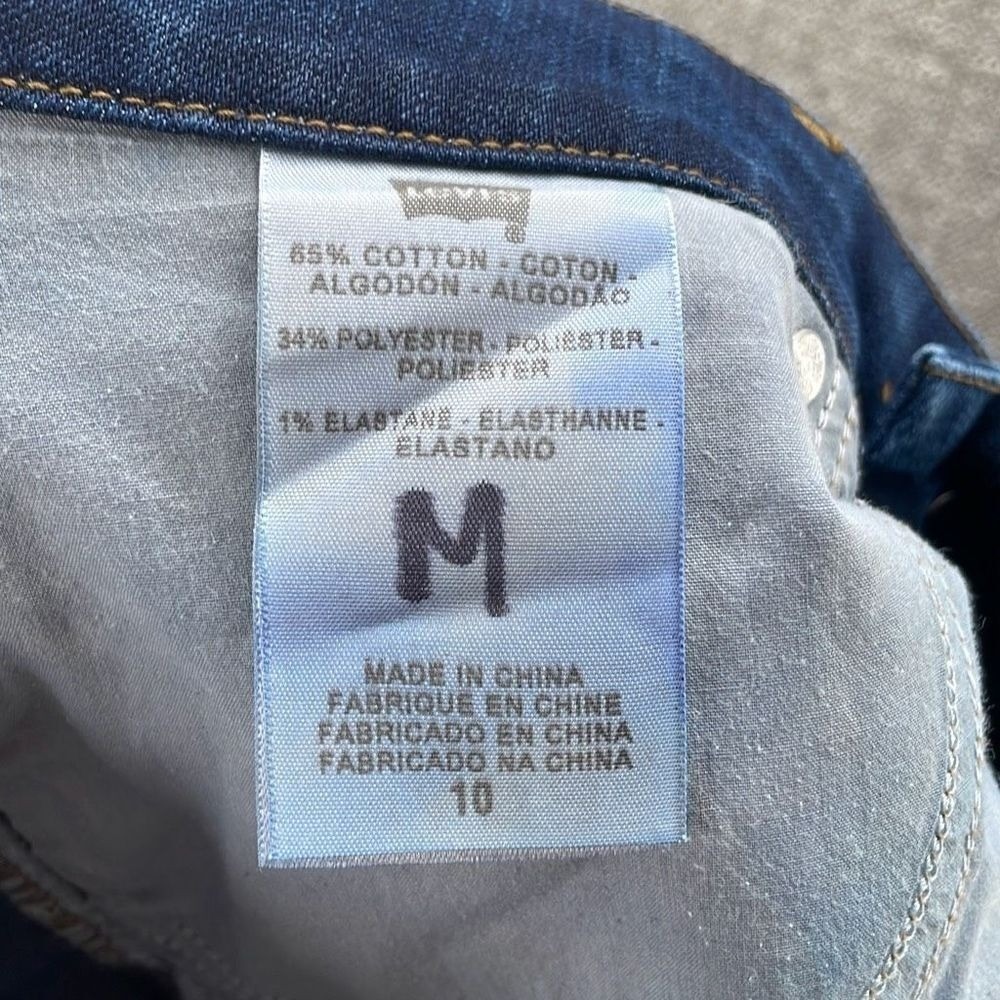 Levis 545 Skinny Jeans Blue 10 - Picture 6 of 11